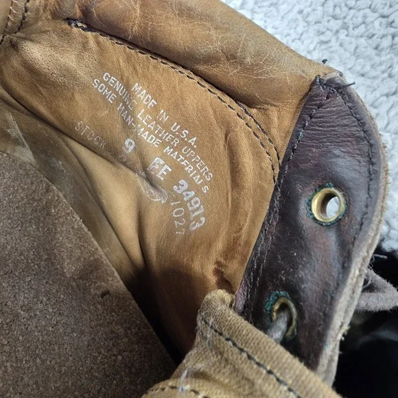 Filson Uplander Chukka Boots Brown Leather Men's 9 EE‎ Moc Toe 904 - Picture 4 of 16